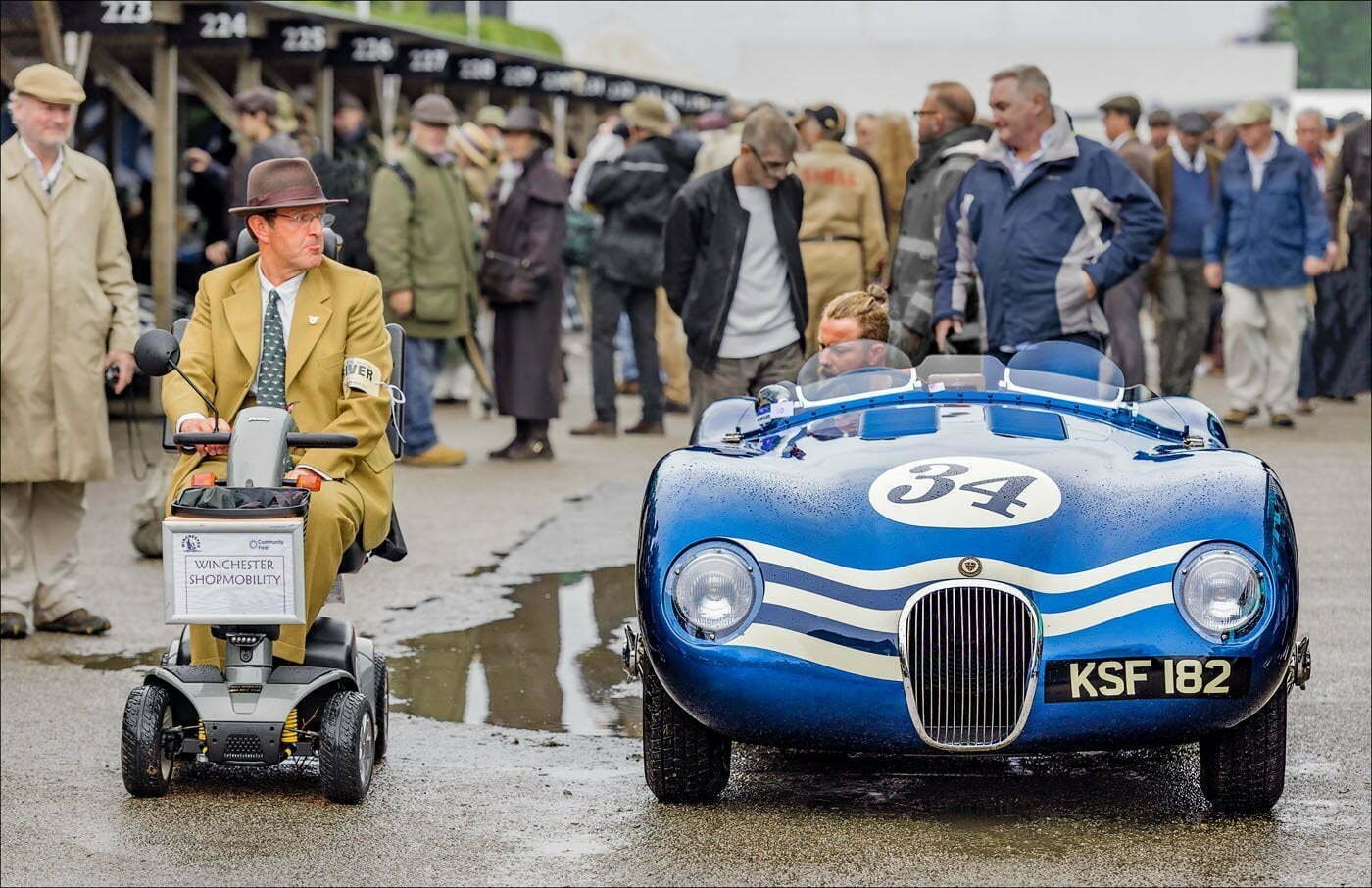 1st George Walsh David McKibbin Eyeing Up the Opposition